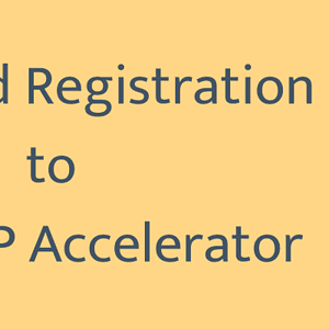 Early Bird Registration to The MSP Accelerator